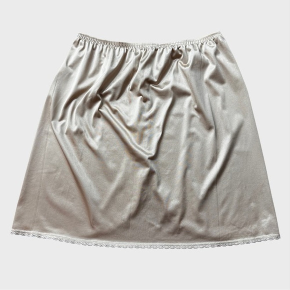 Vintage 90's minimalist Half Slip Skirt Women's small‎ Fairy Core Cottage Core